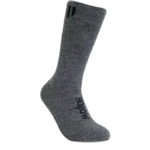 HOLLOW Performance Boot Alpaca Boot Socks in Grey - Size X-Large